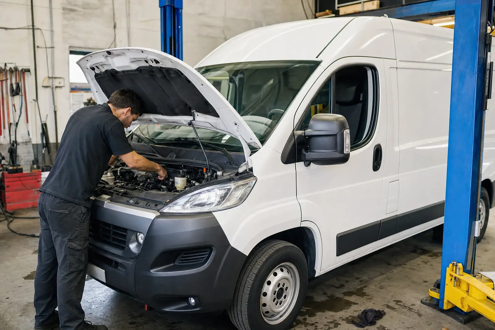 Commercial Vehicle for mechanics and the motor trade